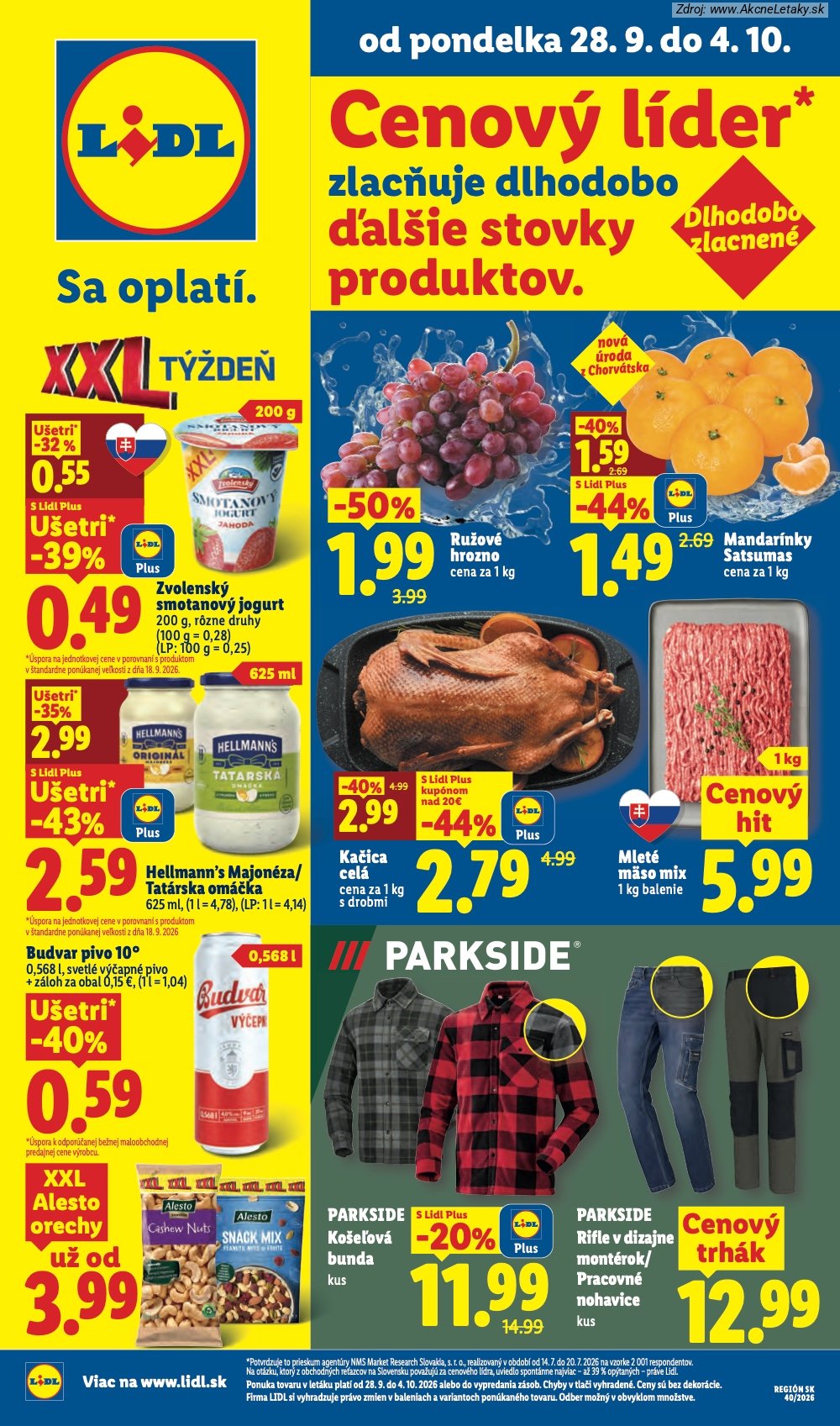 Leták Lidl - strana 1