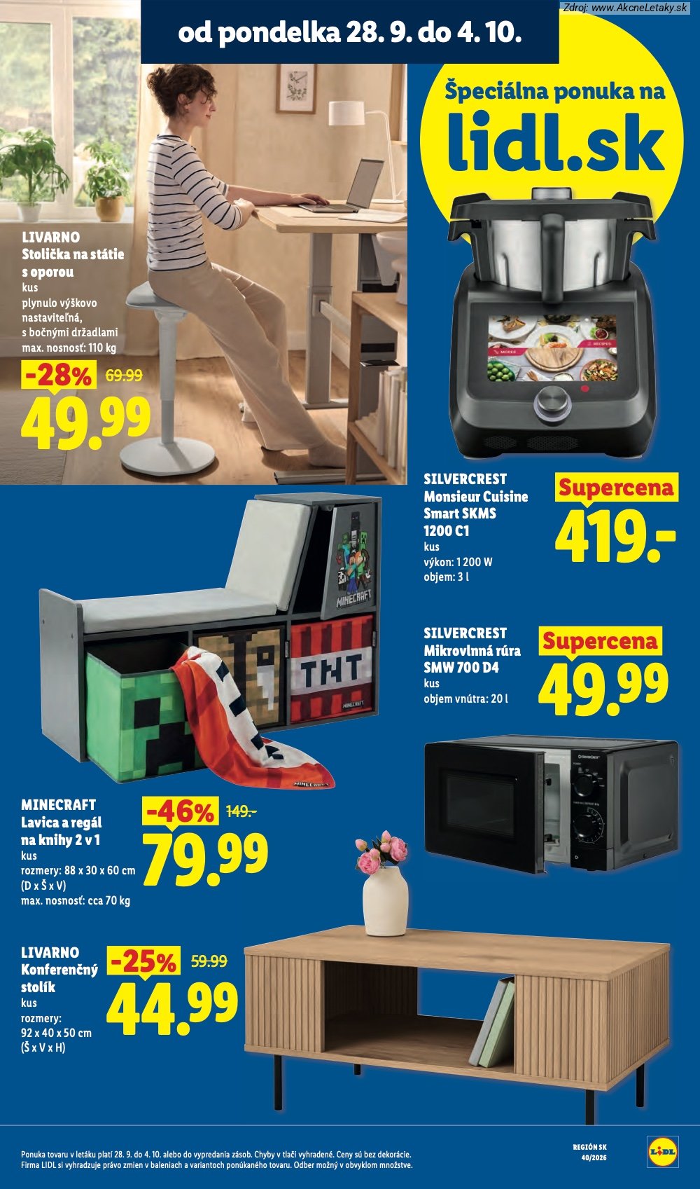 Leták Lidl (28. 9. - 4. 10. 2026) - strana 10 z 100