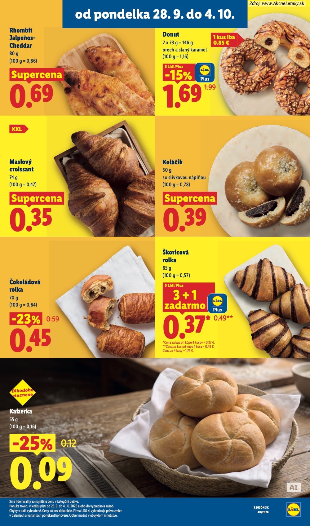 Leták Lidl (28. 9. - 4. 10. 2026) - strana 19 z 100