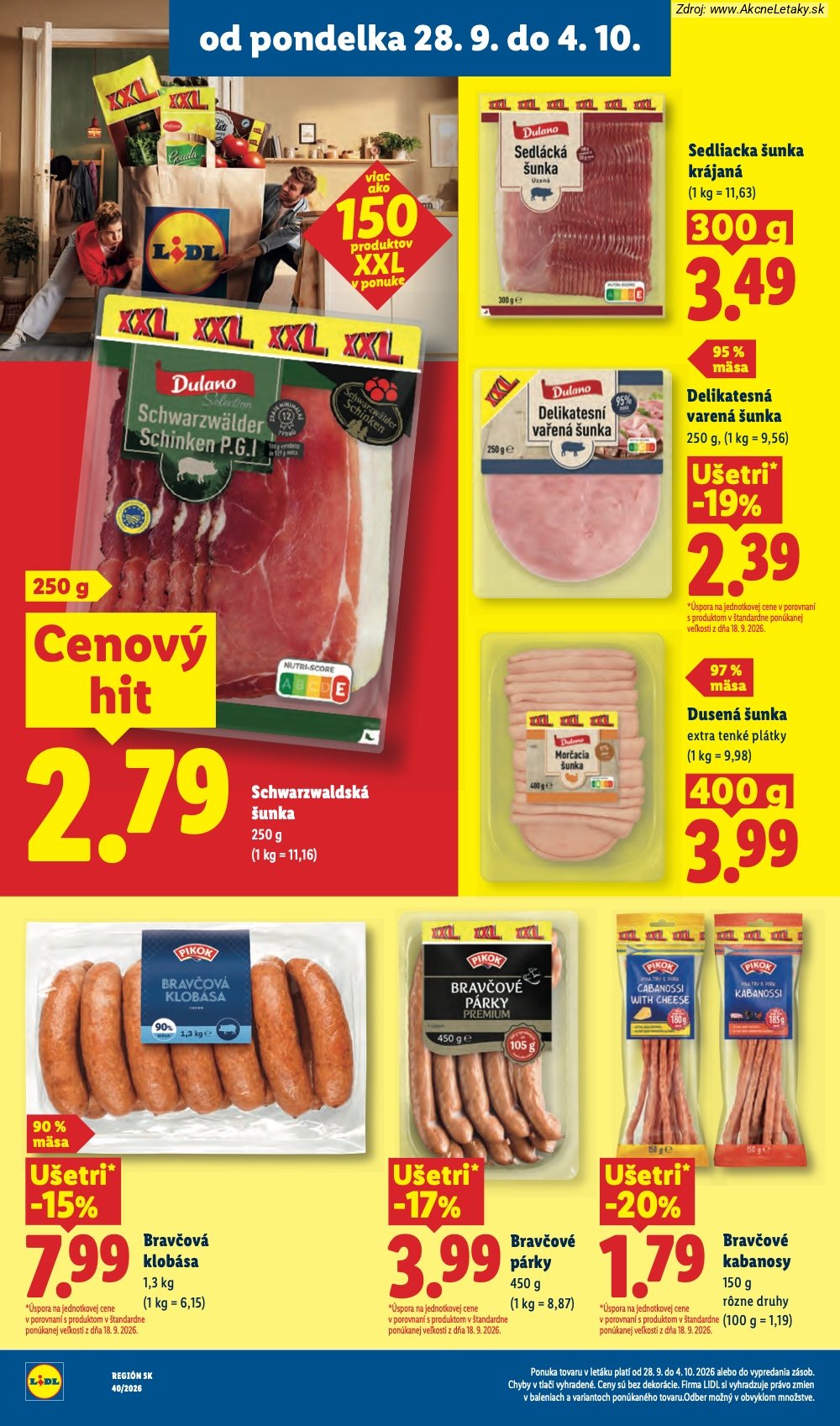 Leták Lidl (28. 9. - 4. 10. 2026) - strana 24 z 100