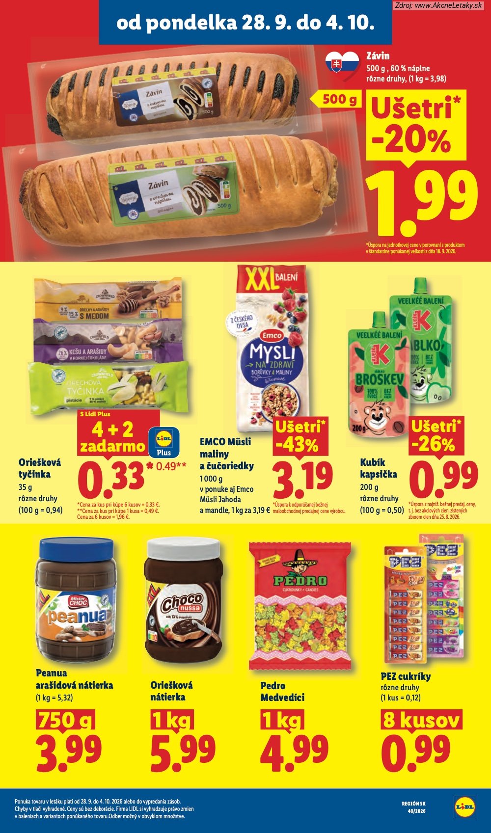 Leták Lidl (28. 9. - 4. 10. 2026) - strana 31 z 100