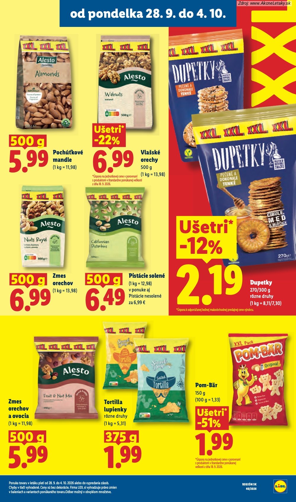 Strana 2 - leták Lidl (28. 9. - 4. 10. 2026)