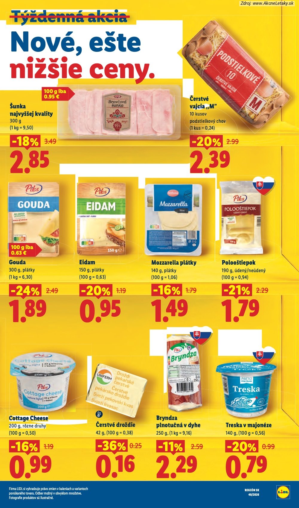 Leták Lidl (28. 9. - 4. 10. 2026) - strana 5 z 100