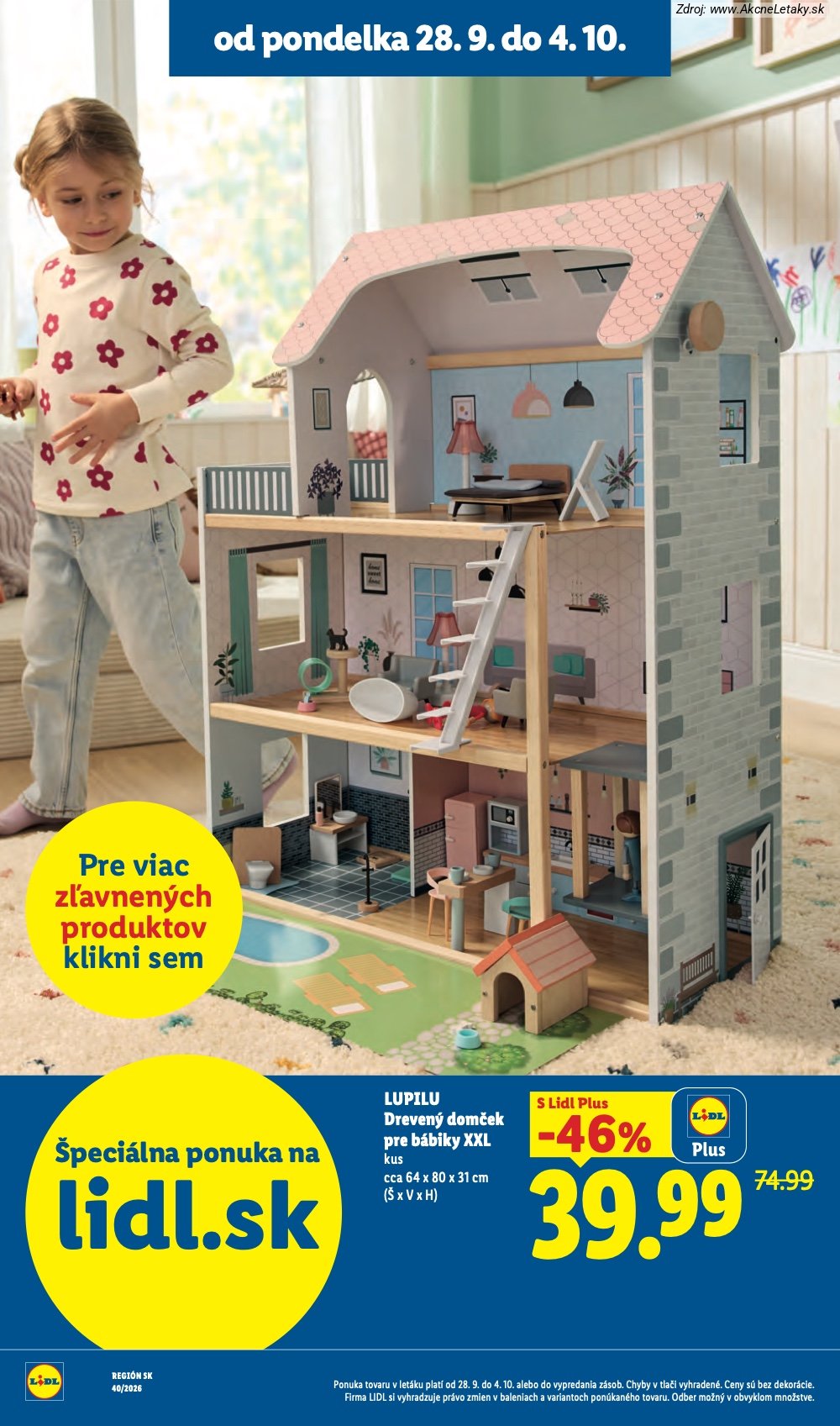 Leták Lidl (28. 9. - 4. 10. 2026) - strana 52 z 100
