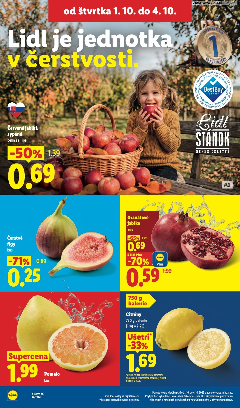 Leták Lidl (28. 9. - 4. 10. 2026) - strana 66 z 100