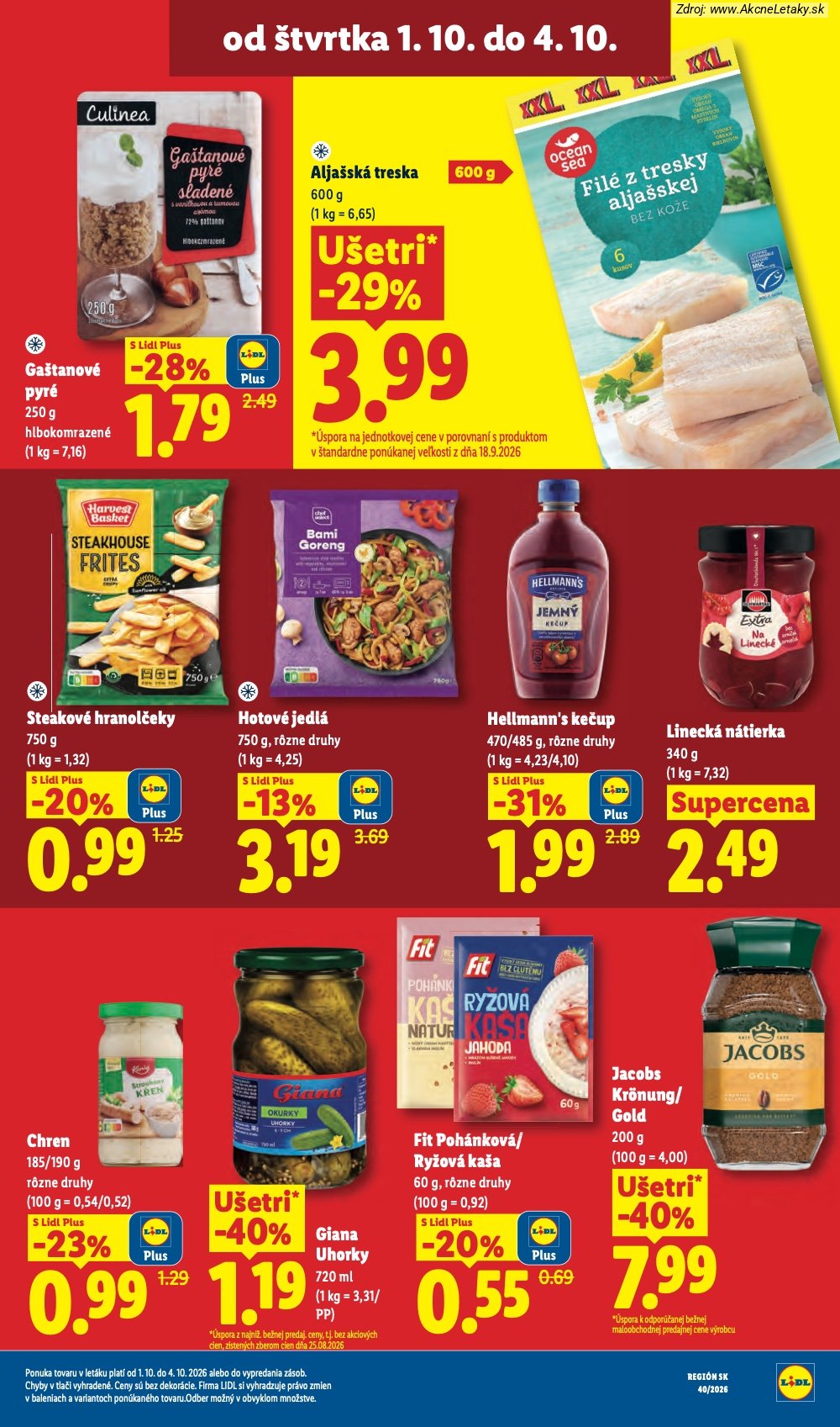 Strana 5 - leták Lidl (1. 10. - 4. 10. 2026)