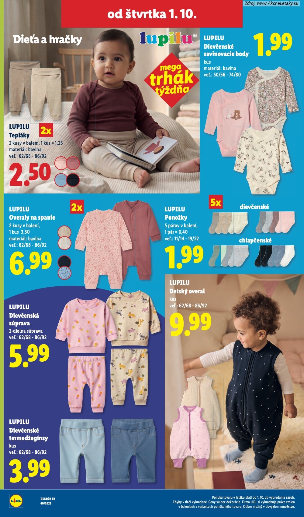 Leták Lidl (28. 9. - 4. 10. 2026) - strana 86 z 100
