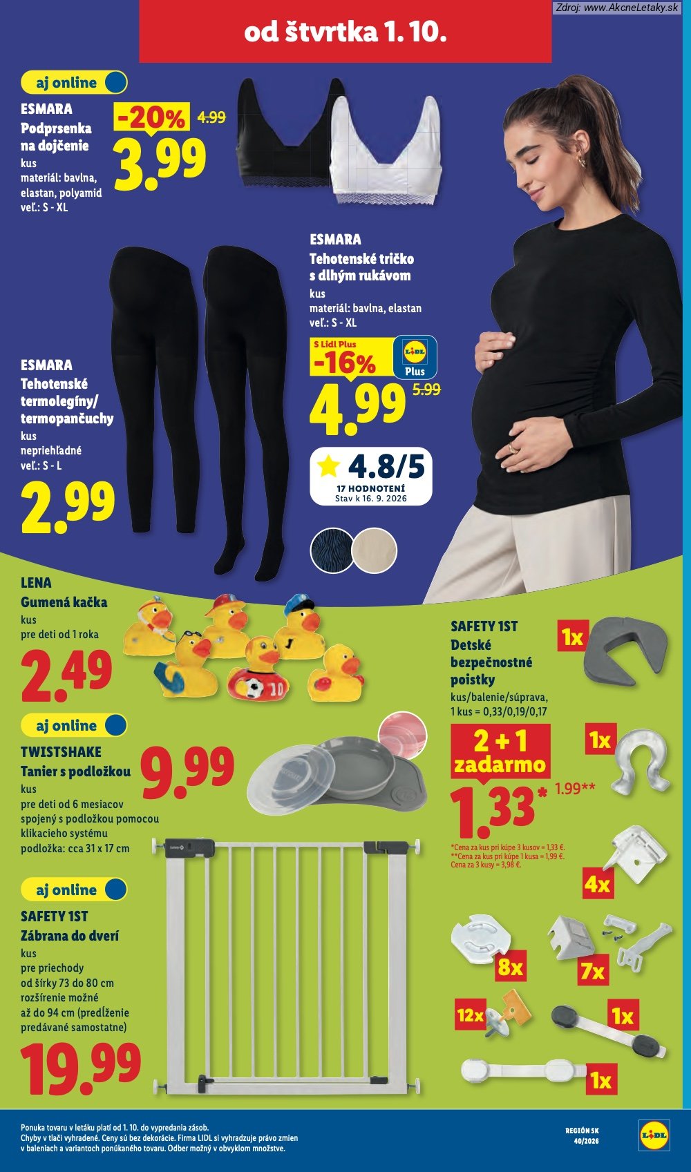 Strana 4 - leták Lidl (1. 10. - 4. 10. 2026)