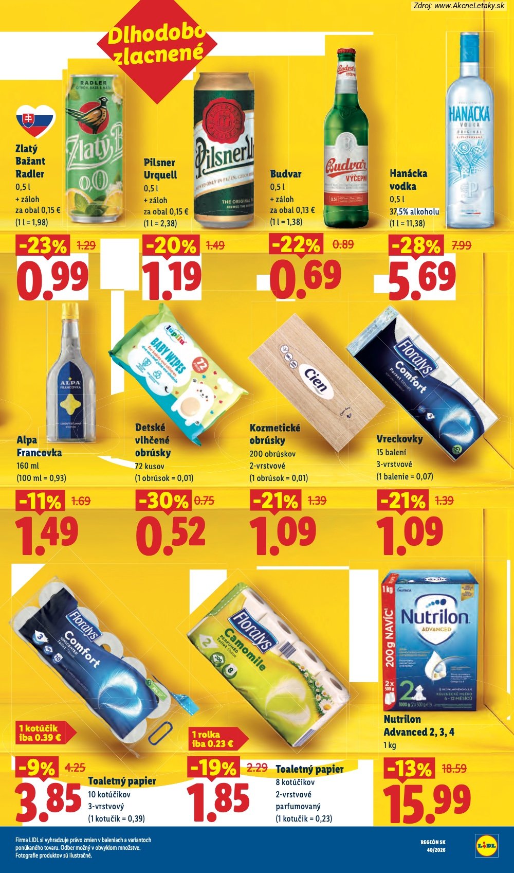 Leták Lidl (28. 9. - 4. 10. 2026) - strana 9 z 100