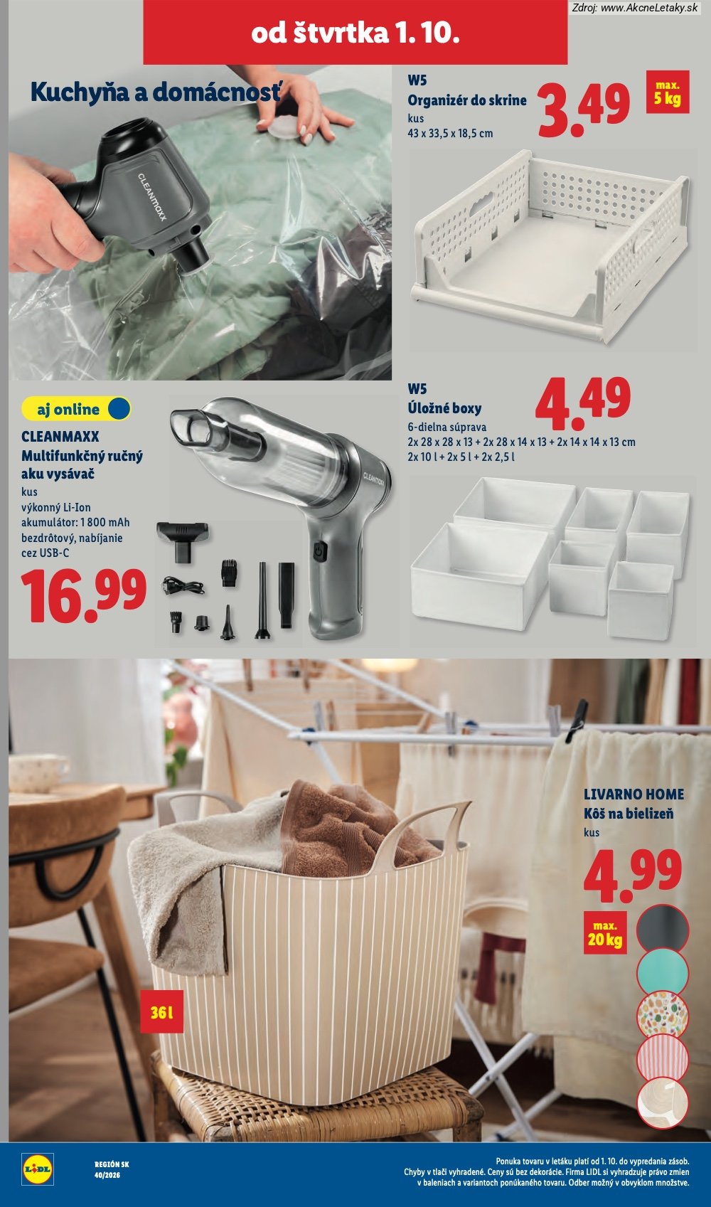 Leták Lidl (28. 9. - 4. 10. 2026) - strana 90 z 100