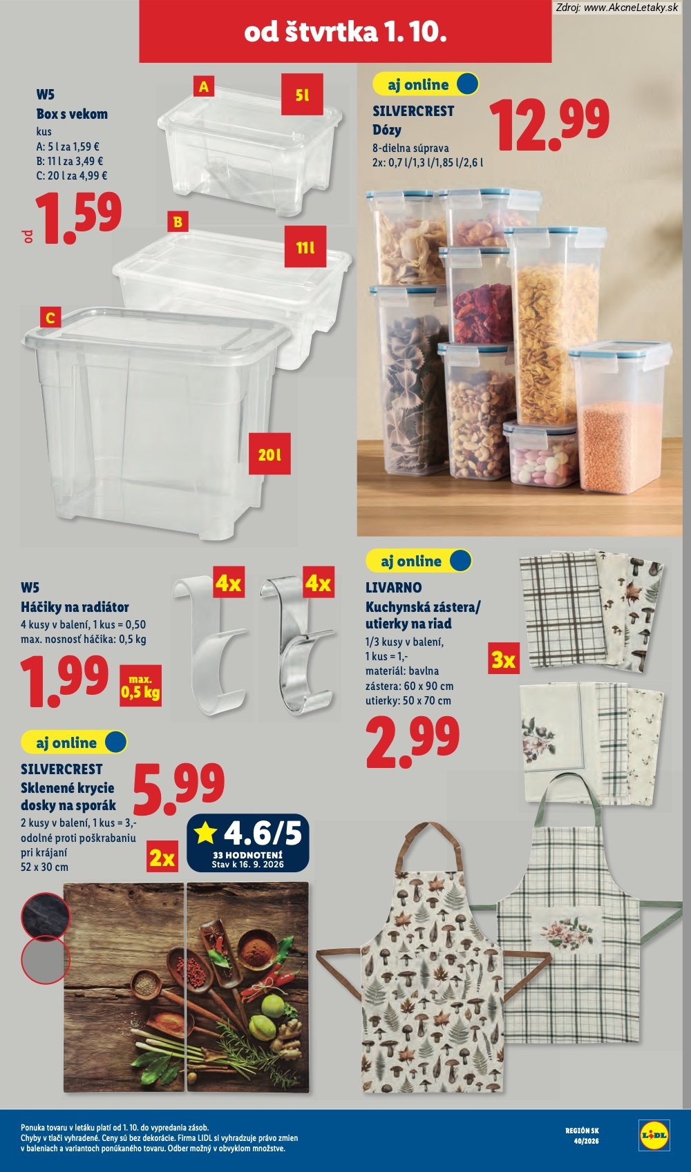 Strana 4 - leták Lidl (1. 10. - 4. 10. 2026)