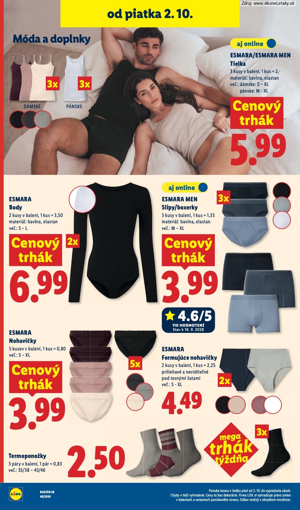 Leták Lidl (28. 9. - 4. 10. 2026) - strana 93 z 100