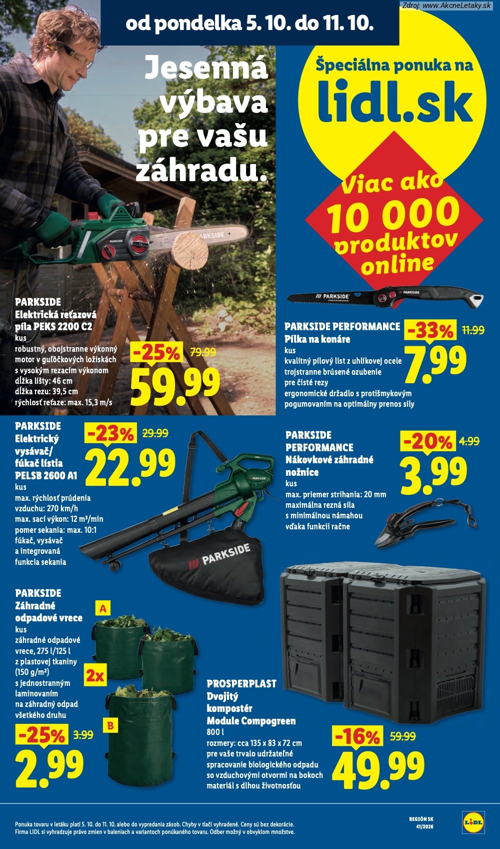 Leták Lidl (5. 10. - 11. 10. 2026) - strana 10 z 97