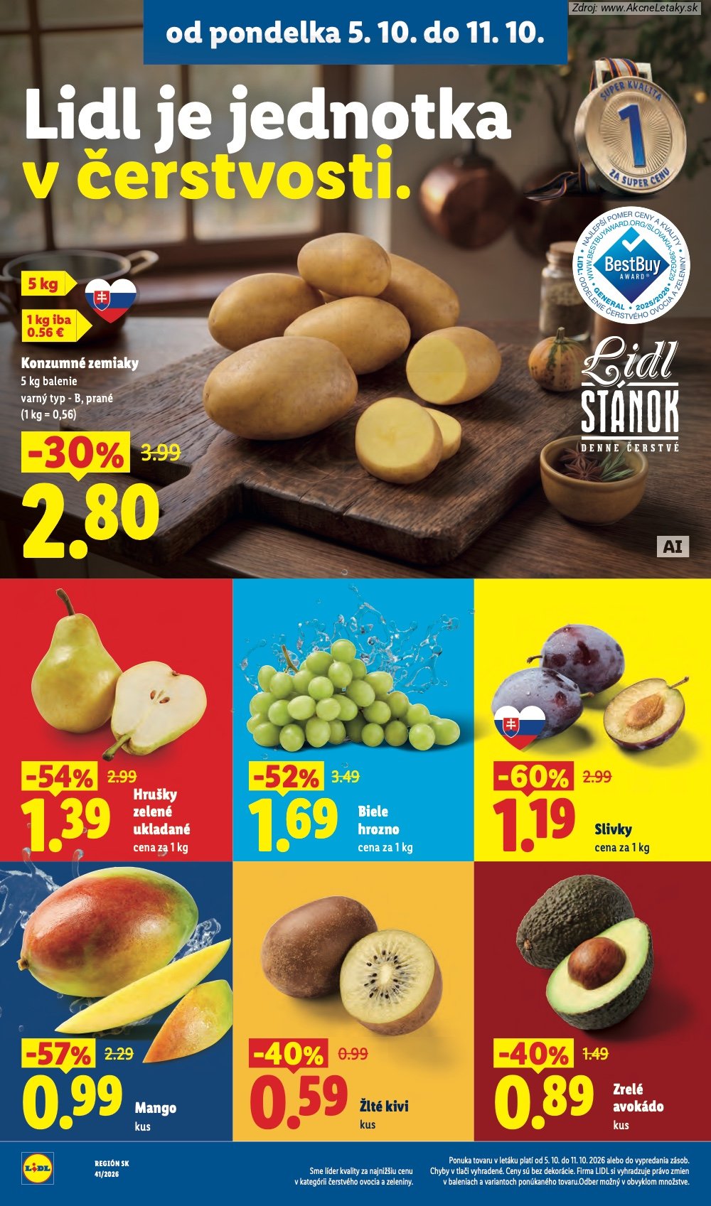 Leták Lidl (5. 10. - 11. 10. 2026) - strana 12 z 97