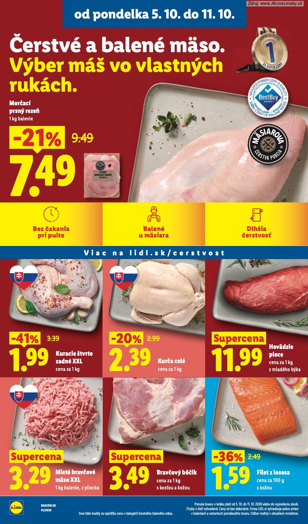Leták Lidl (5. 10. - 11. 10. 2026) - strana 14 z 97