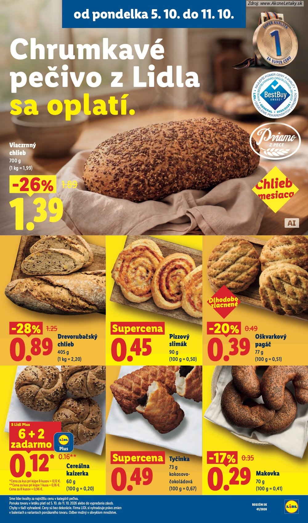 Leták Lidl (5. 10. - 11. 10. 2026) - strana 17 z 97