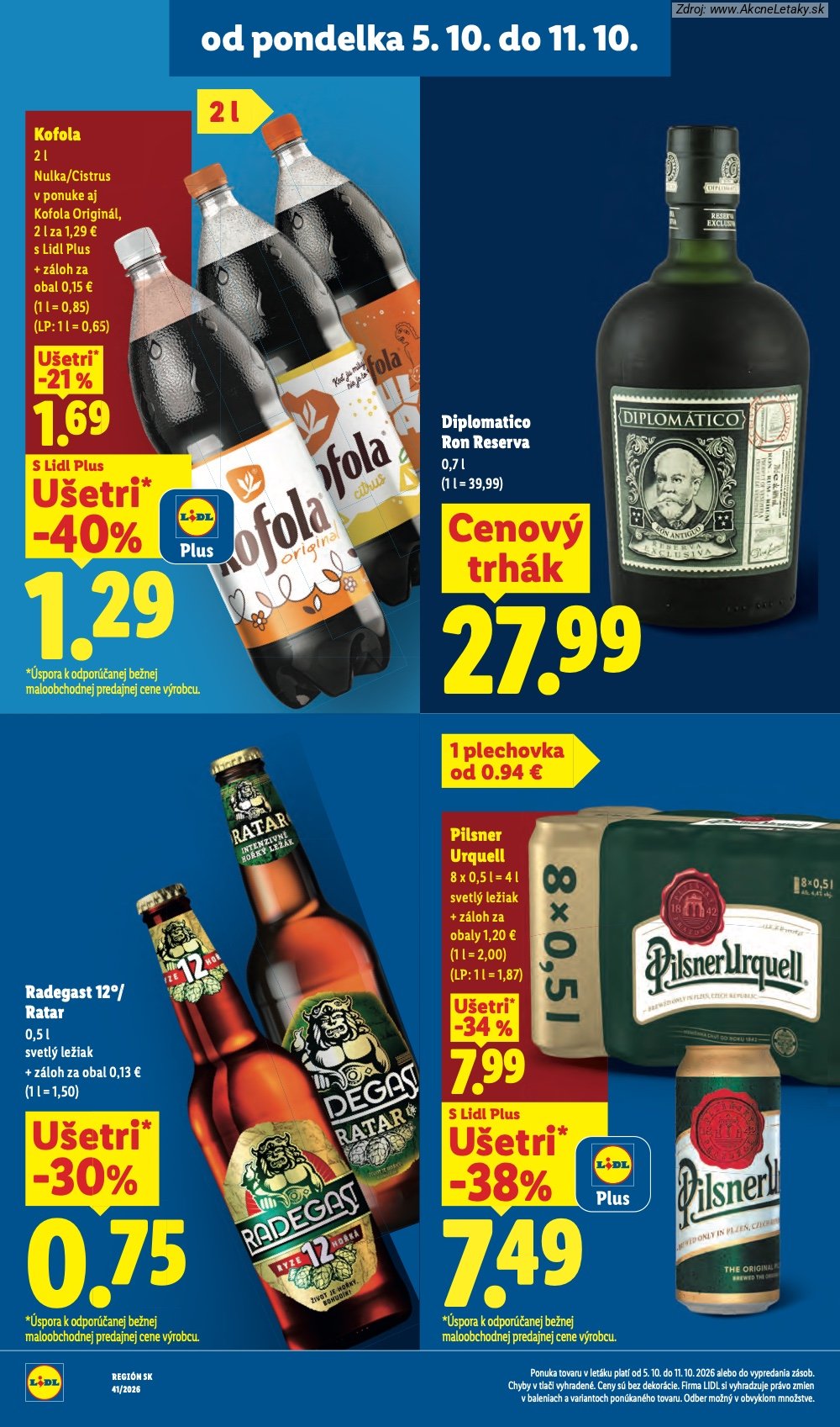 Leták Lidl (5. 10. - 11. 10. 2026) - strana 20 z 97