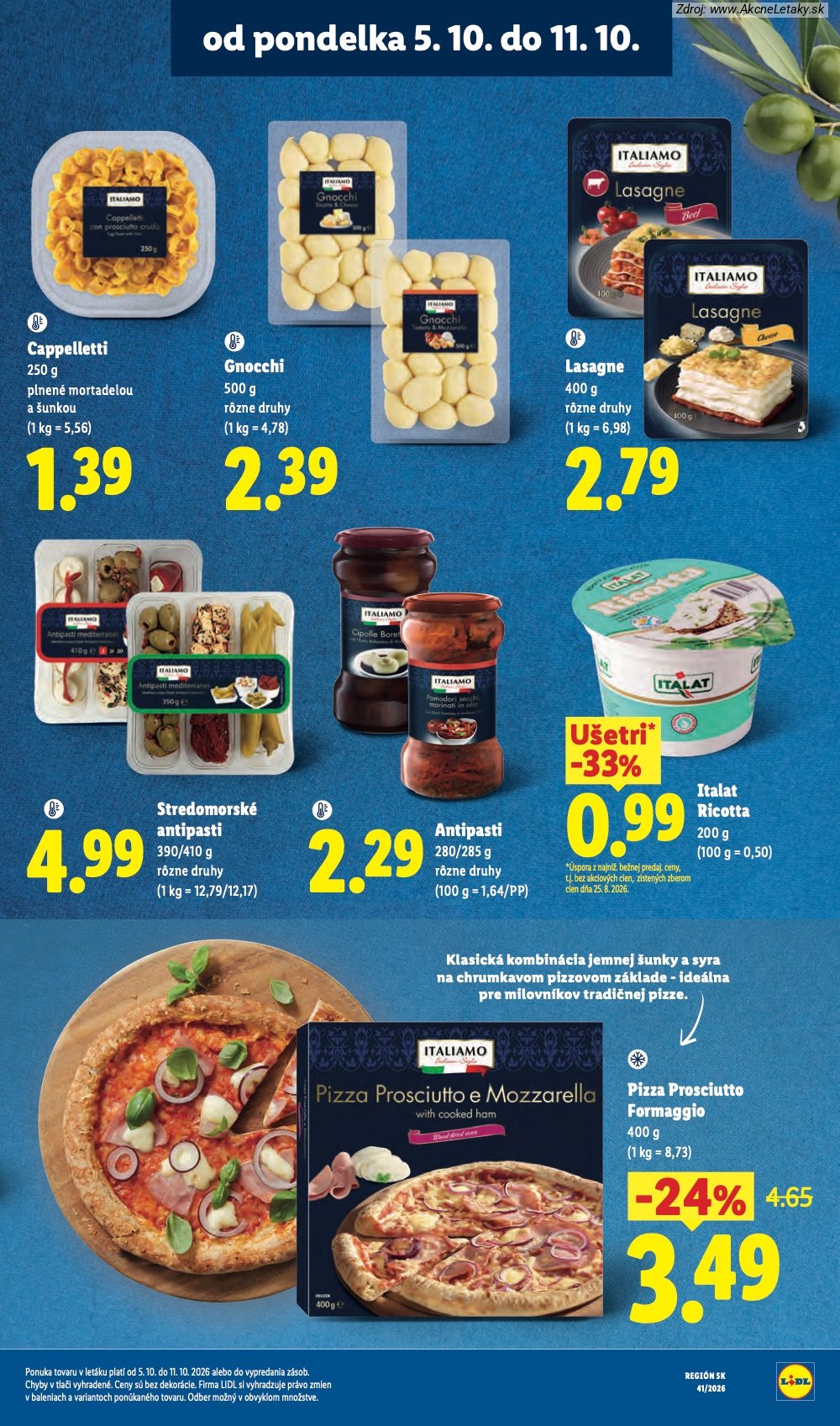 Leták Lidl (5. 10. - 11. 10. 2026) - strana 25 z 97