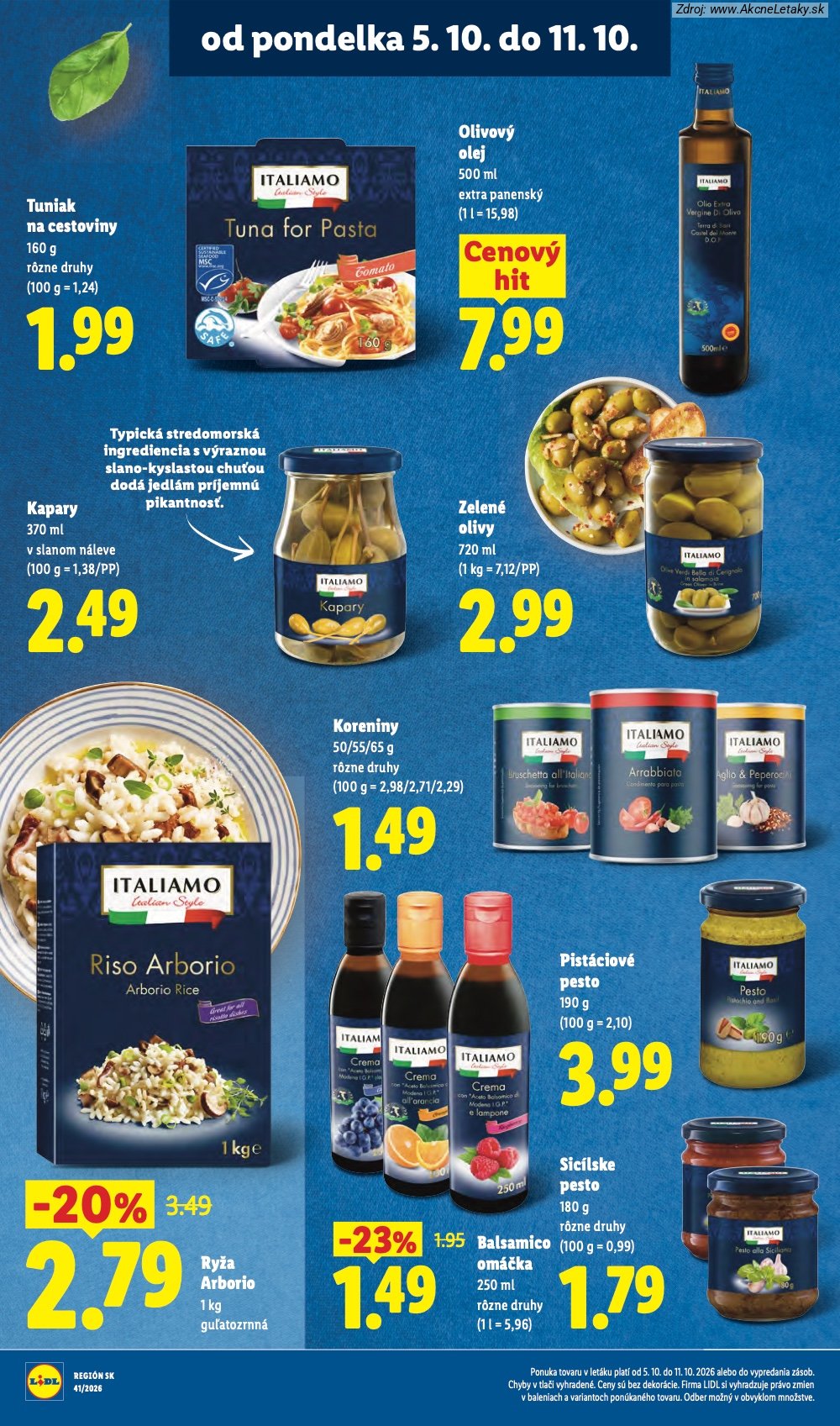 Leták Lidl (5. 10. - 11. 10. 2026) - strana 30 z 97