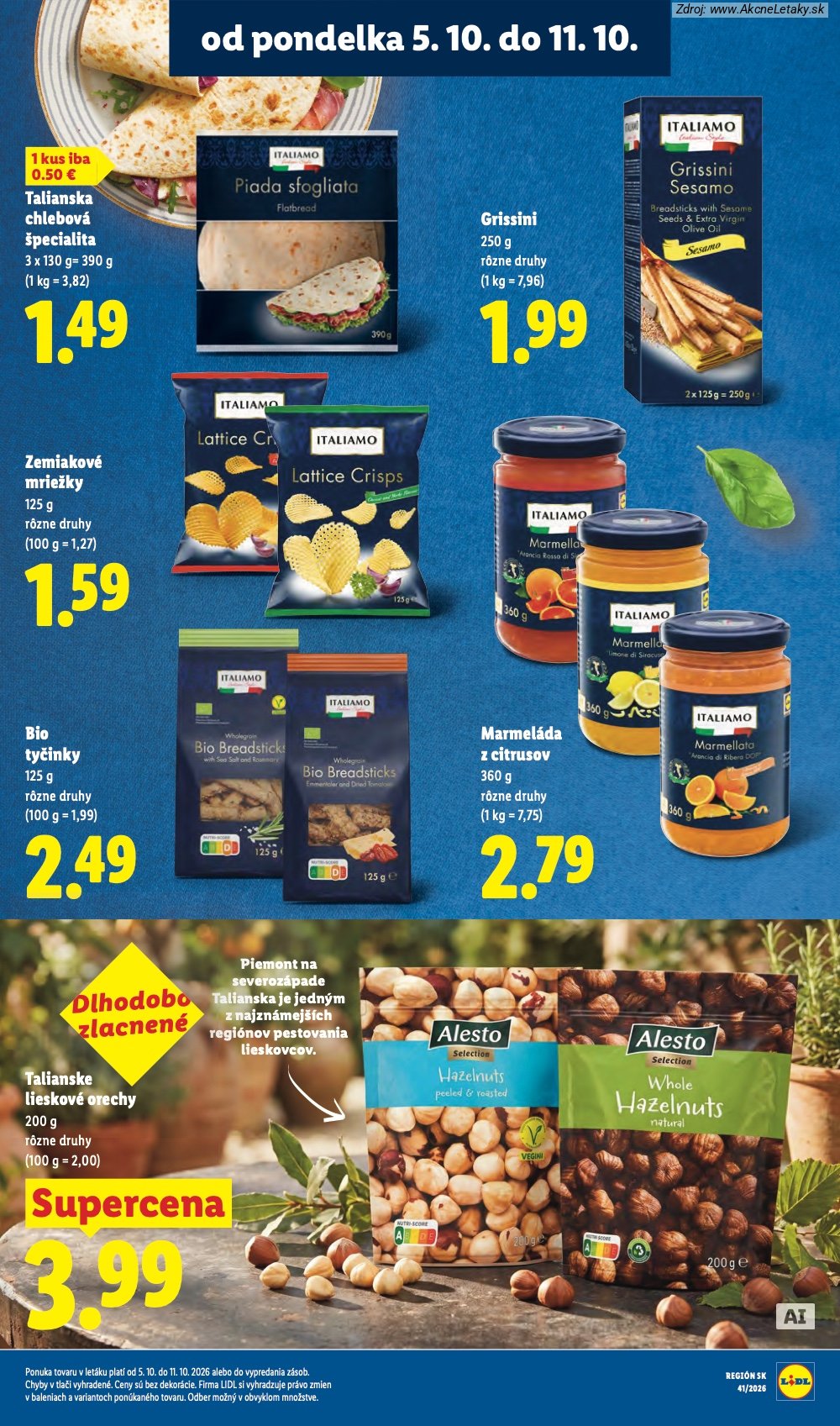 Leták Lidl (5. 10. - 11. 10. 2026) - strana 31 z 97