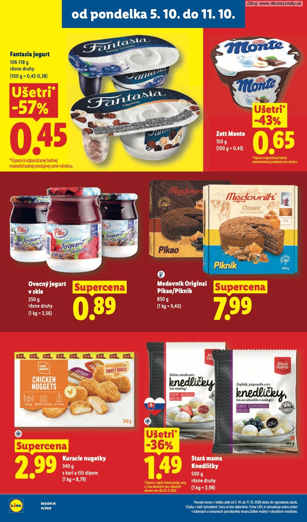 Leták Lidl (5. 10. - 11. 10. 2026) - strana 36 z 97
