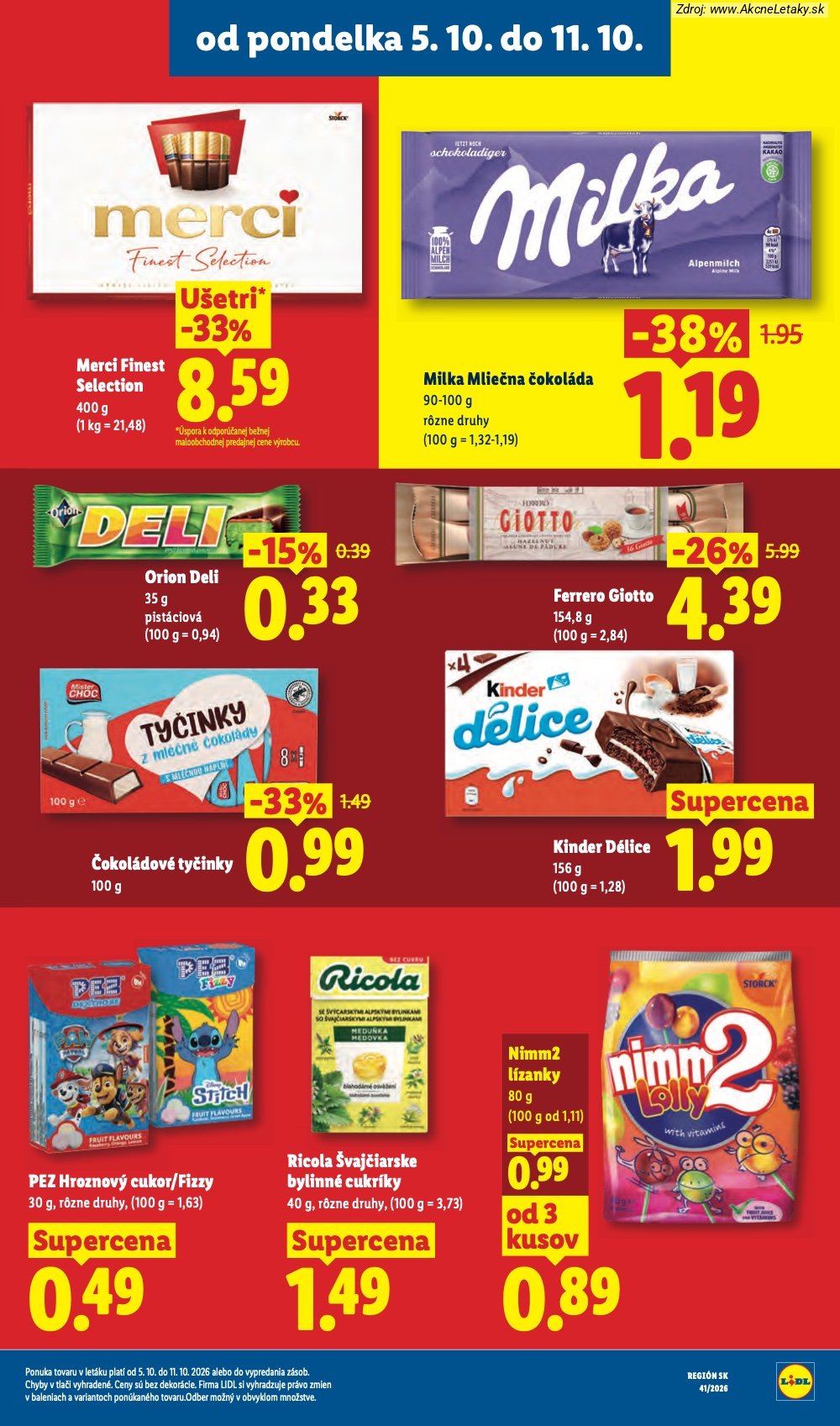 Leták Lidl (5. 10. - 11. 10. 2026) - strana 37 z 97