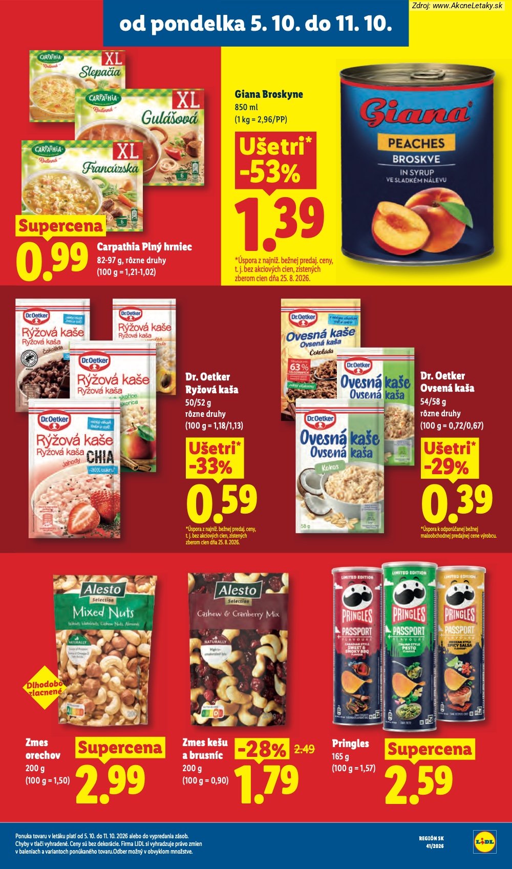 Leták Lidl (5. 10. - 11. 10. 2026) - strana 38 z 97