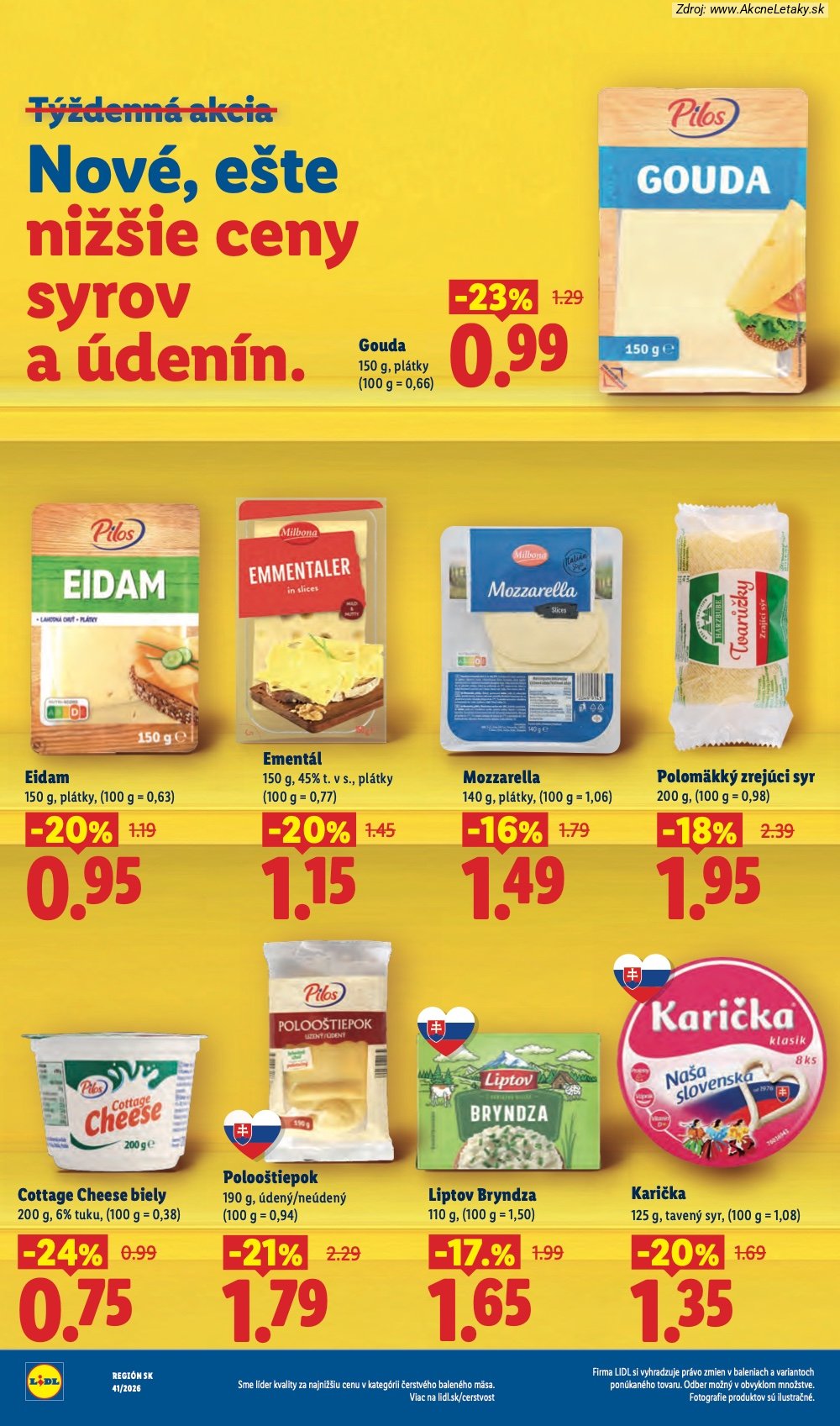Leták Lidl (5. 10. - 11. 10. 2026) - strana 6 z 97