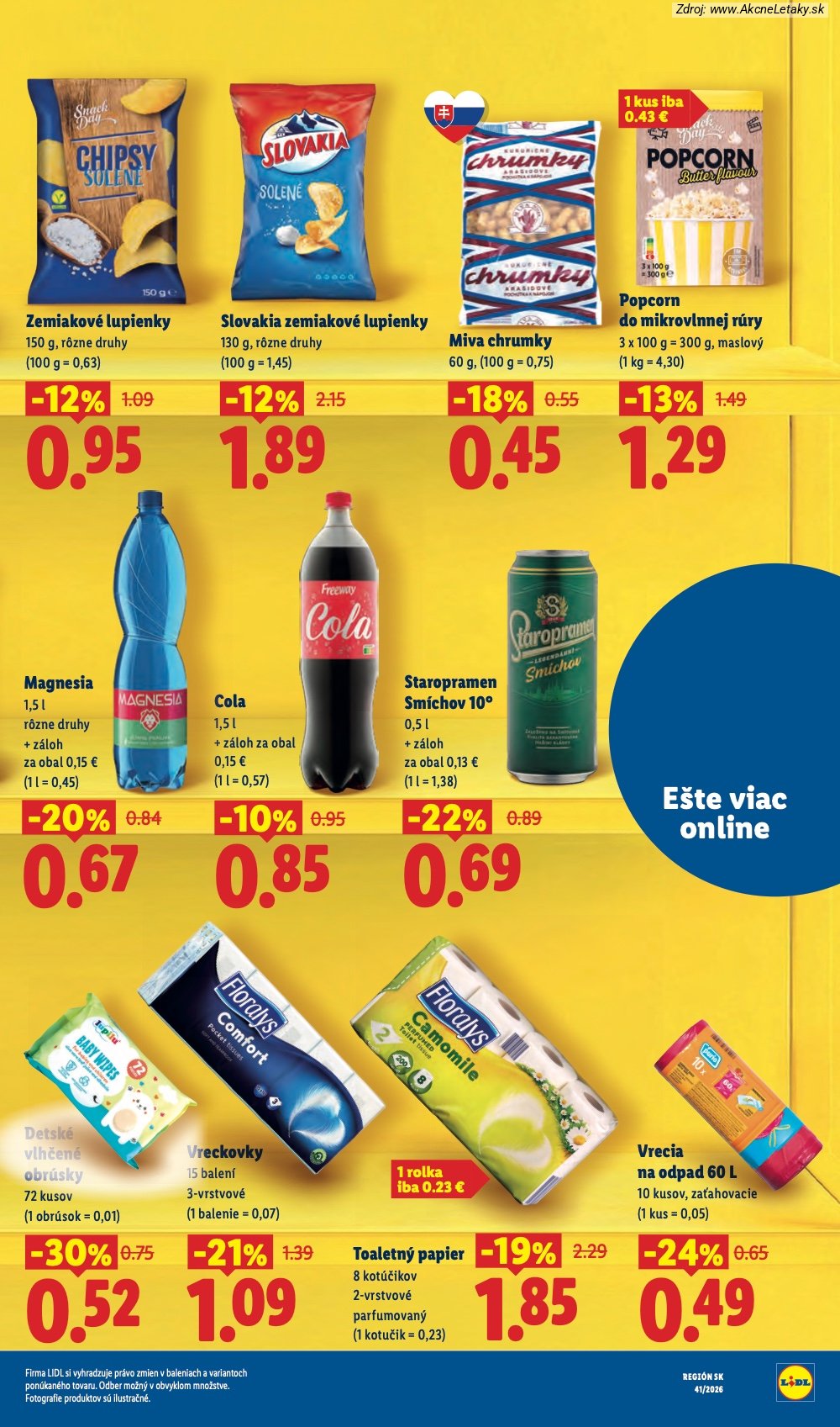 Leták Lidl (5. 10. - 11. 10. 2026) - strana 9 z 97