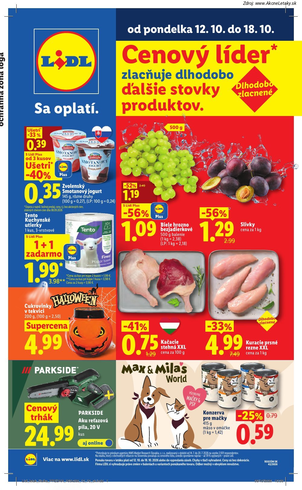 Leták Lidl - strana 1