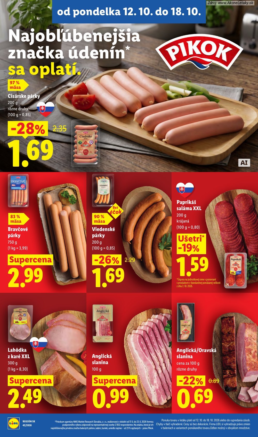 Leták Lidl (12. 10. - 18. 10. 2026) - strana 12 z 126
