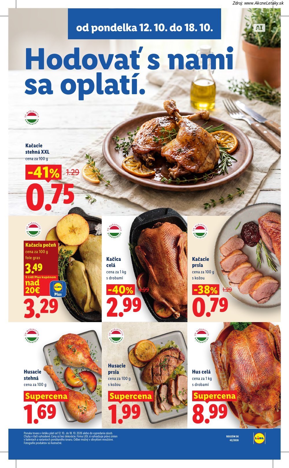 Leták Lidl (12. 10. - 18. 10. 2026) - strana 14 z 126