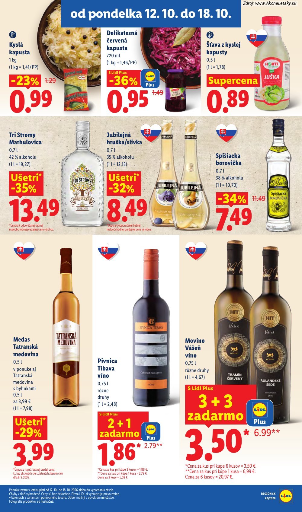 Leták Lidl (12. 10. - 18. 10. 2026) - strana 15 z 126