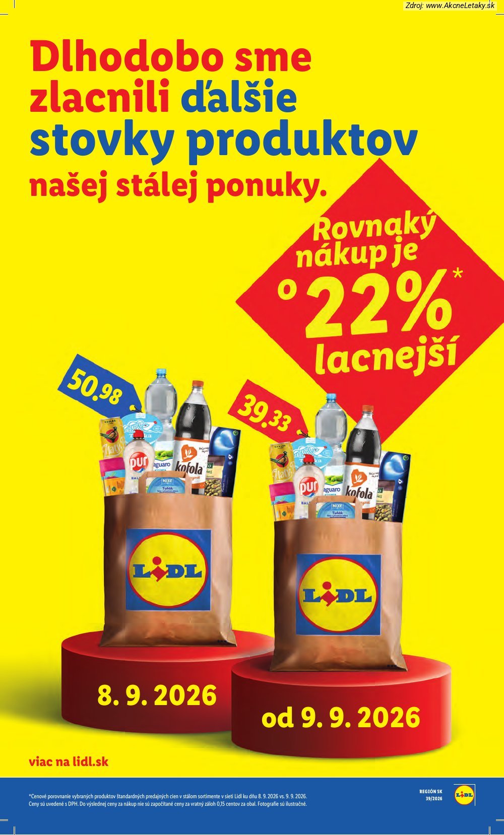 Leták Lidl (12. 10. - 18. 10. 2026) - strana 3 z 126