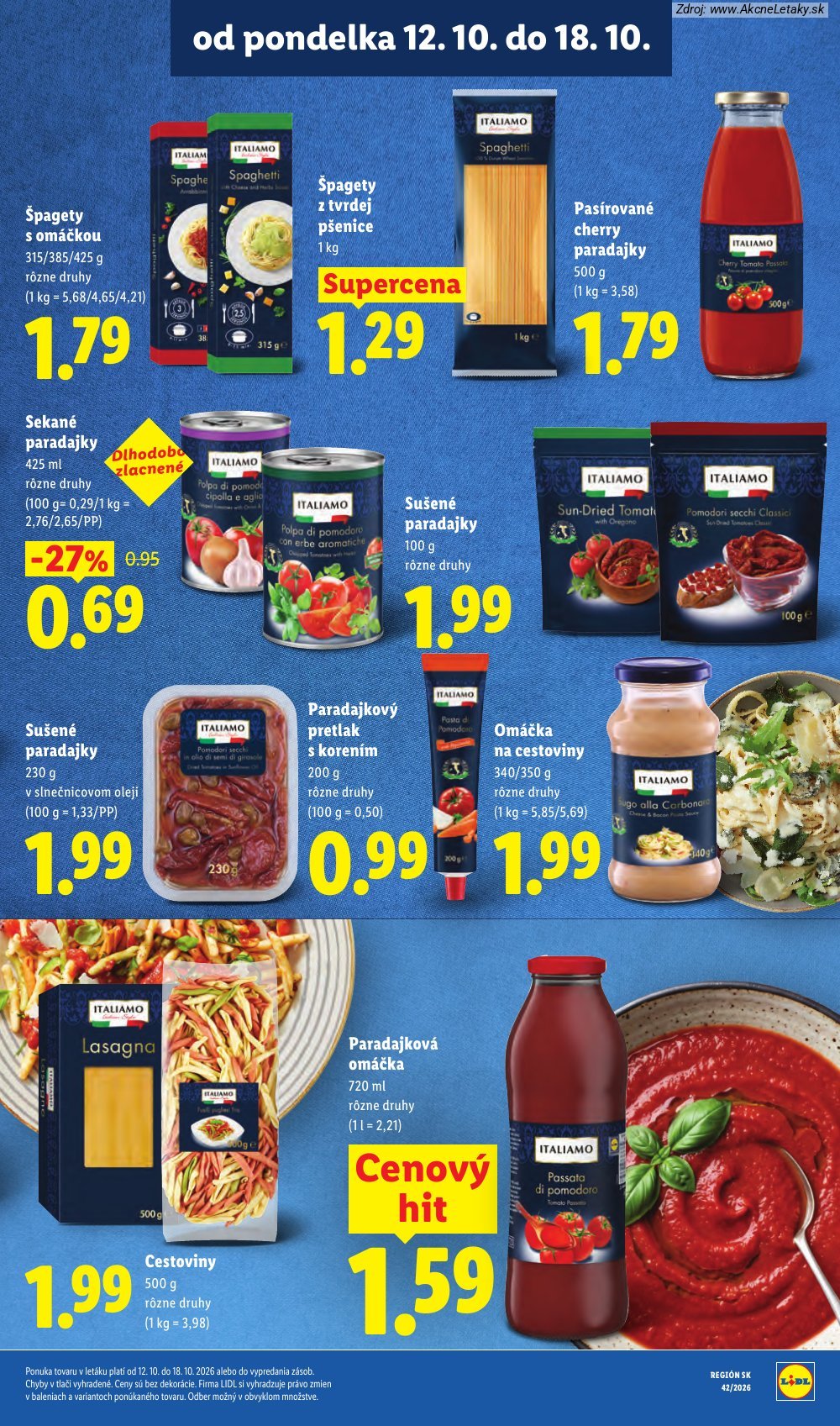 Strana 3 - leták Lidl (12. 10. - 18. 10. 2026)