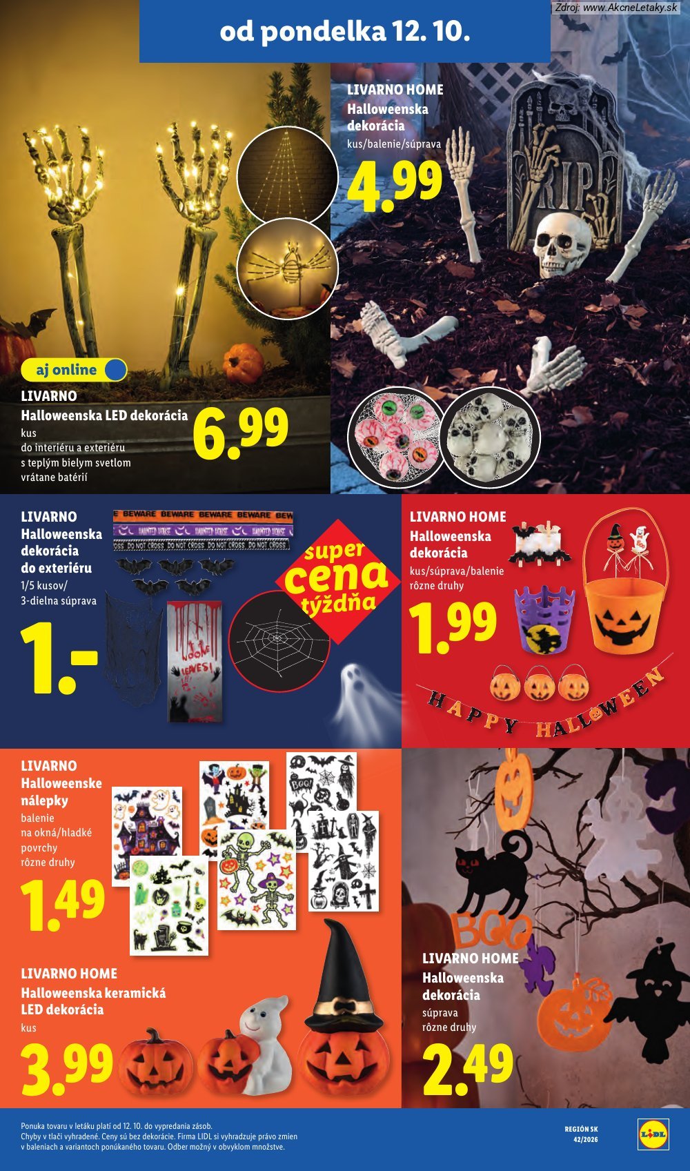 Leták Lidl (12. 10. - 18. 10. 2026) - strana 48 z 126