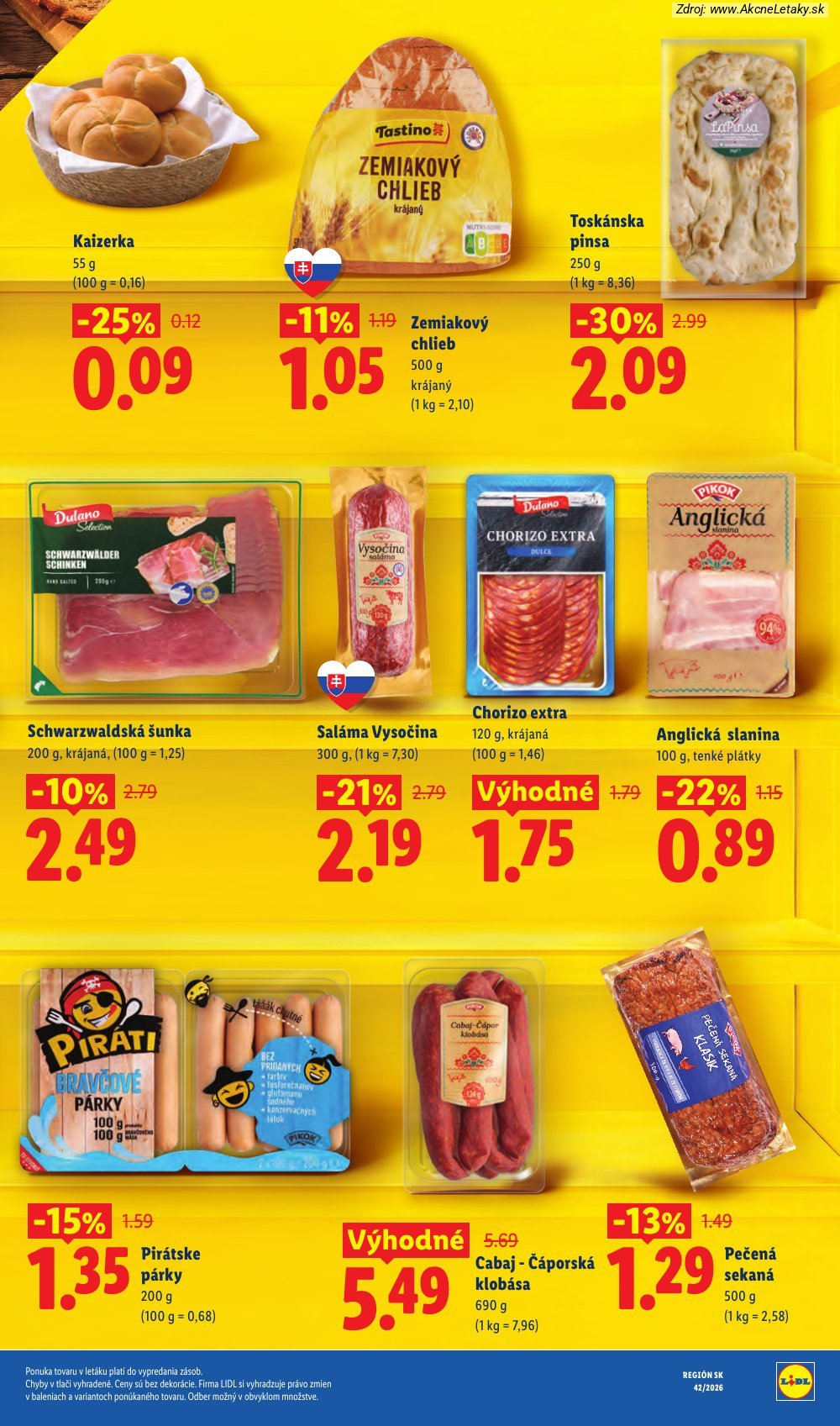 Leták Lidl (12. 10. - 18. 10. 2026) - strana 5 z 126