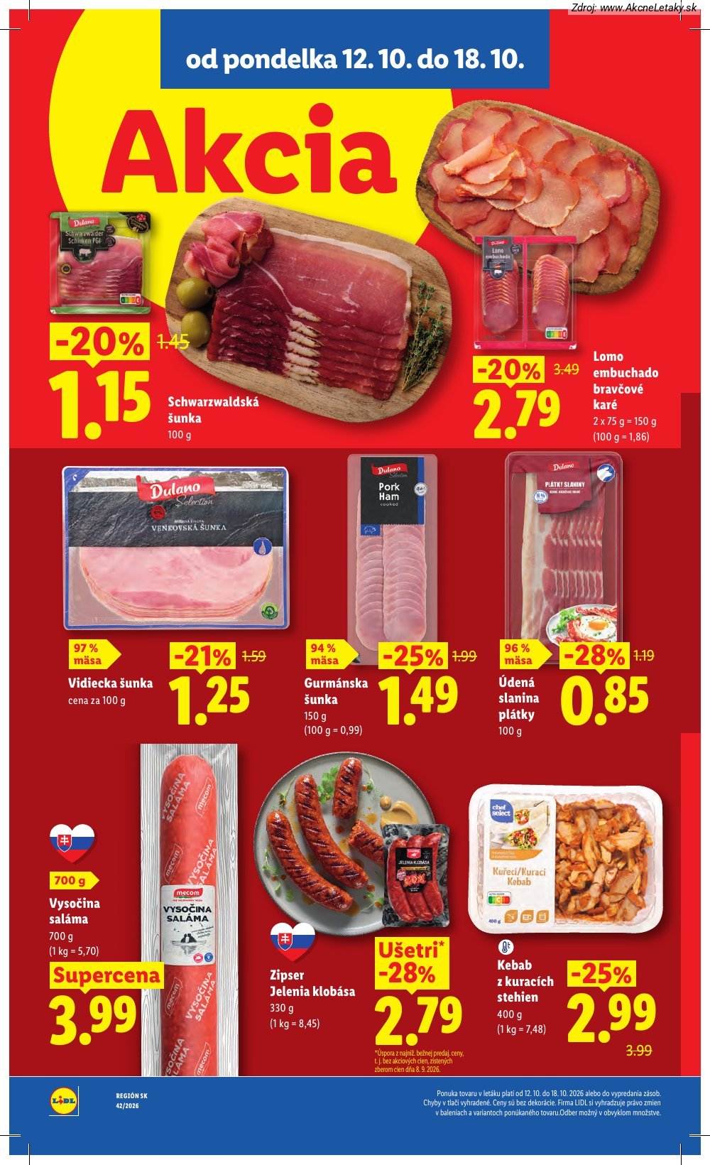 Leták Lidl (12. 10. - 18. 10. 2026) - strana 50 z 126