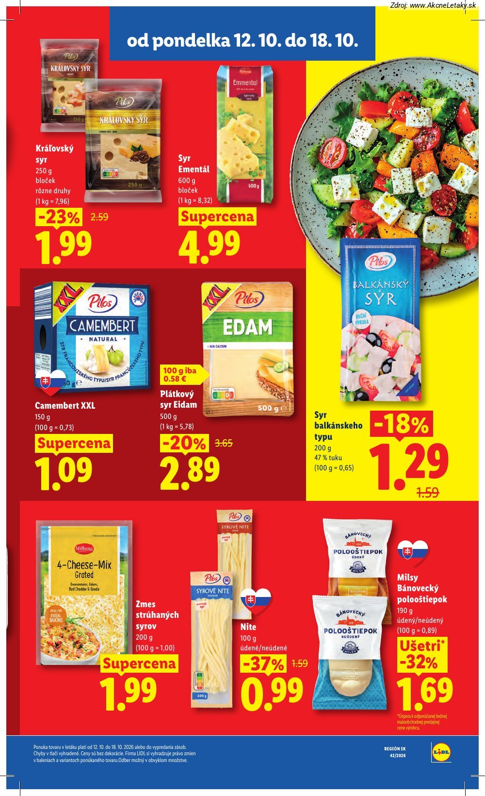 Leták Lidl (12. 10. - 18. 10. 2026) - strana 51 z 126