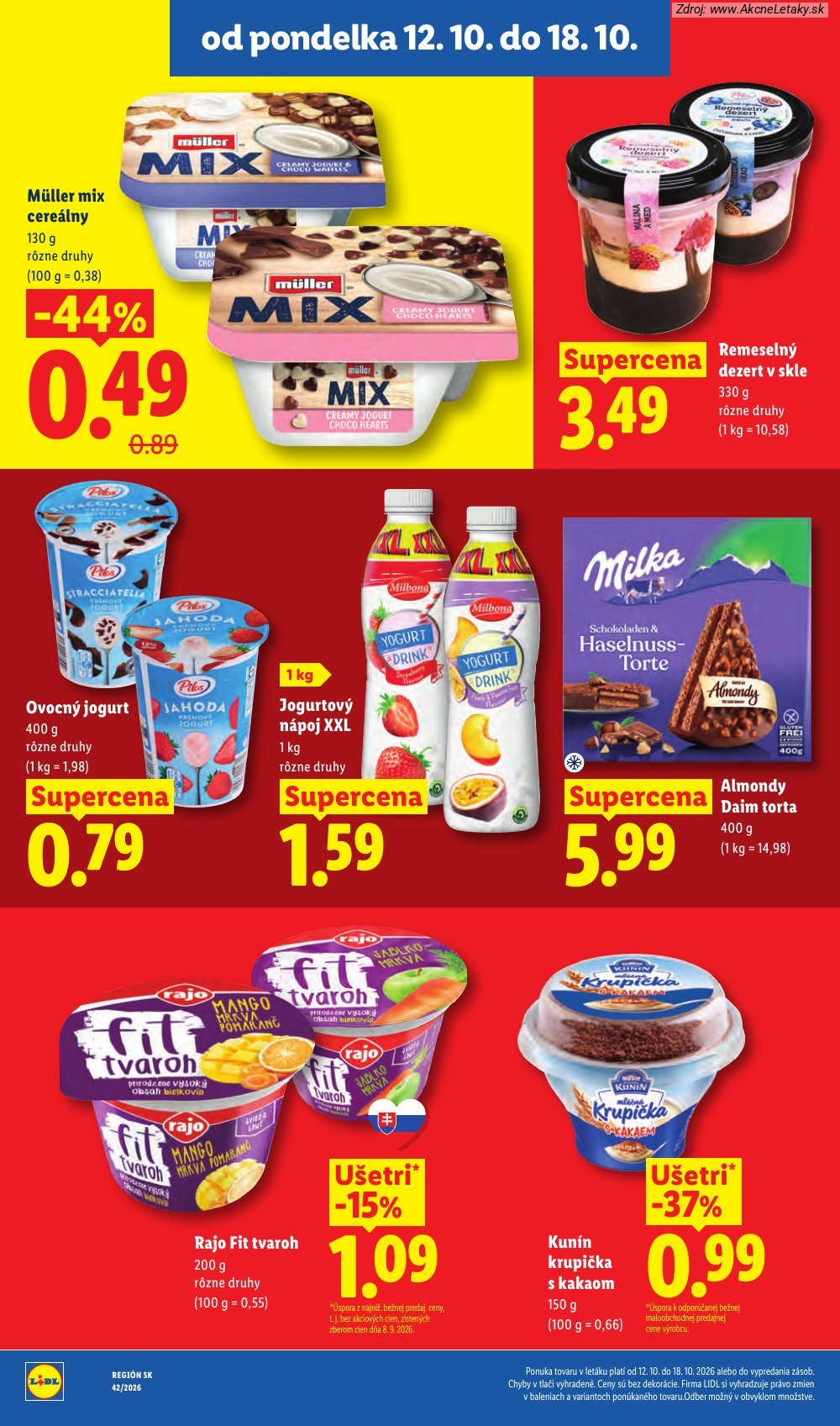 Leták Lidl (12. 10. - 18. 10. 2026) - strana 54 z 126