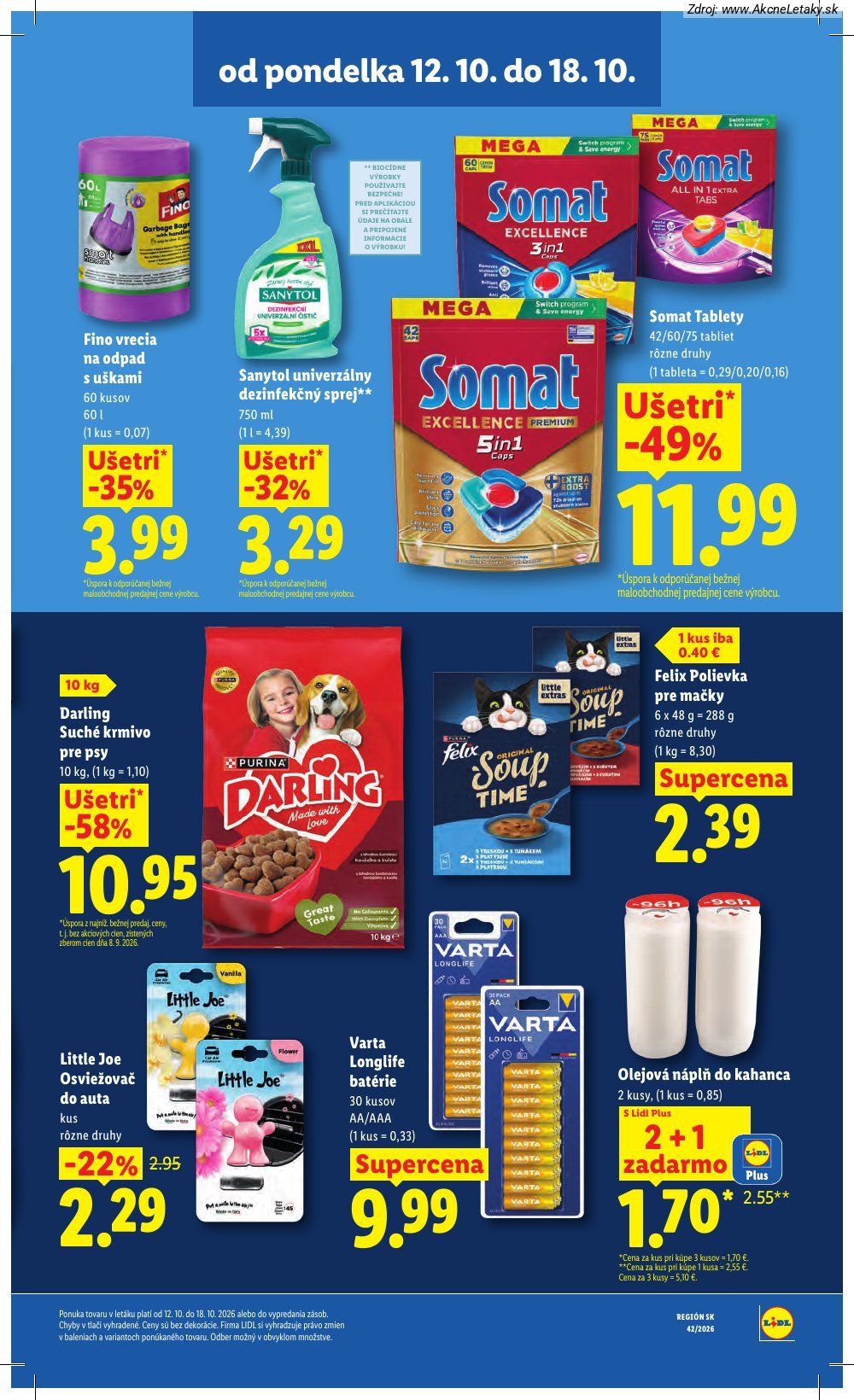 Leták Lidl (12. 10. - 18. 10. 2026) - strana 61 z 126