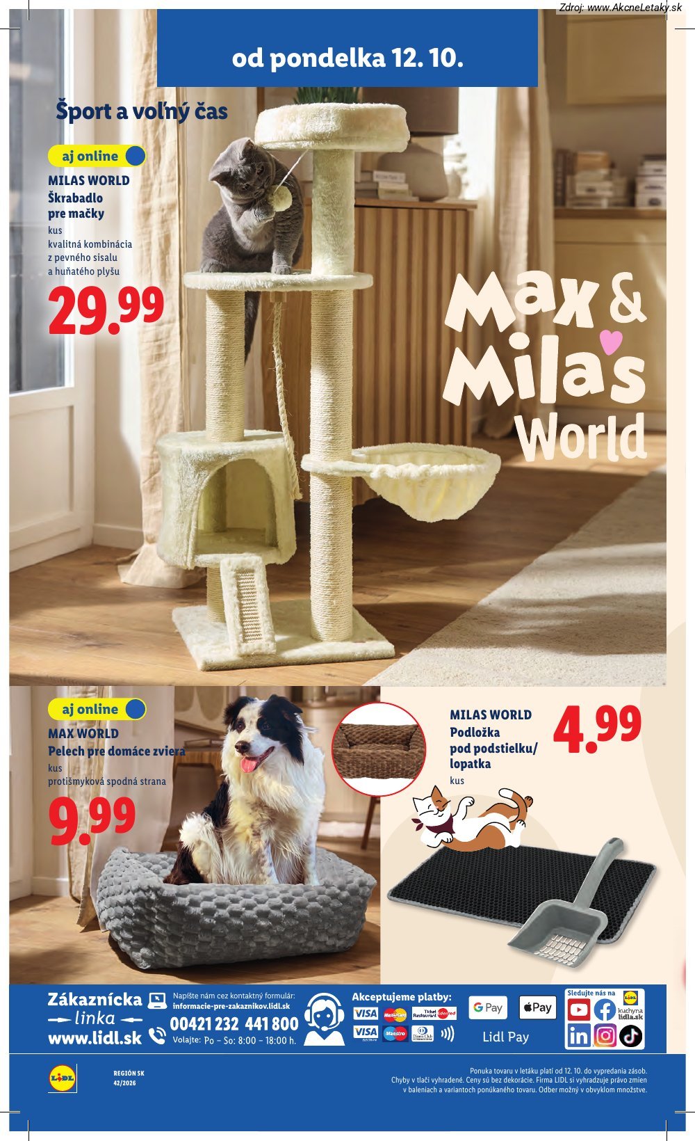 Leták Lidl (12. 10. - 18. 10. 2026) - strana 72 z 126