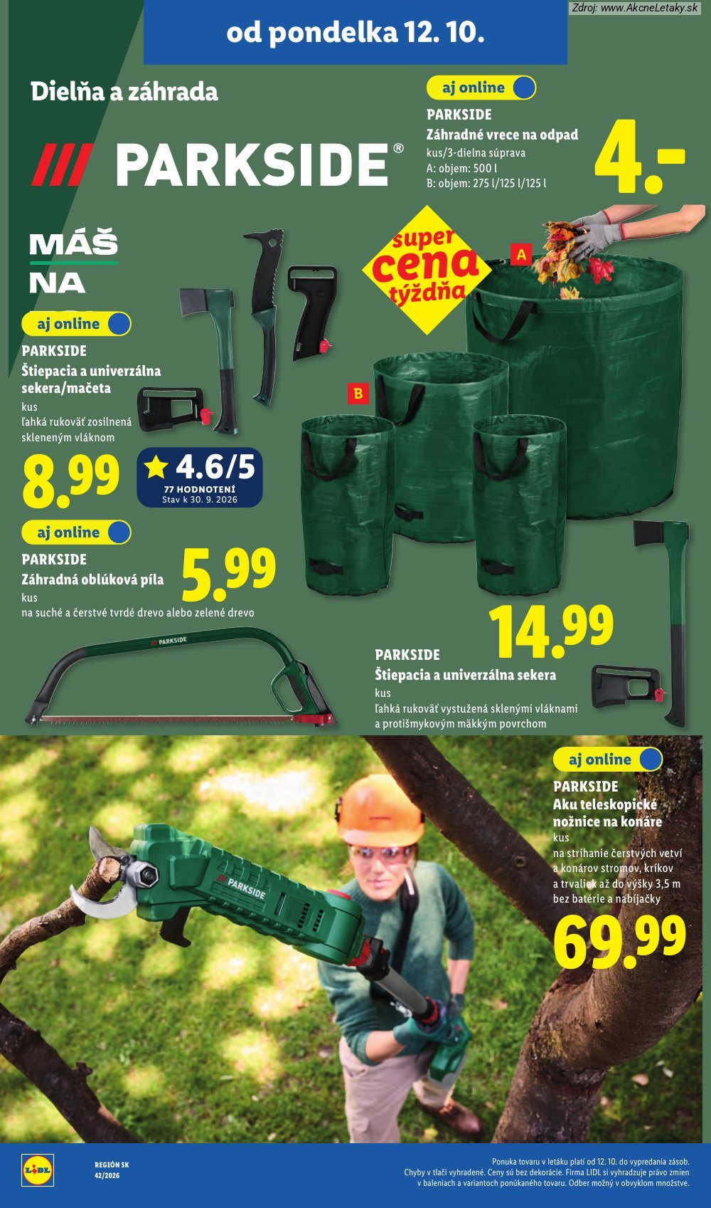 Leták Lidl (12. 10. - 18. 10. 2026) - strana 76 z 126