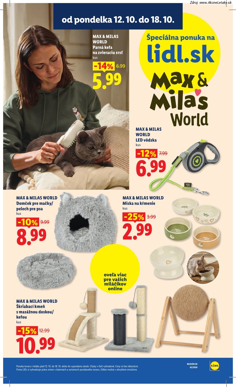 Leták Lidl (12. 10. - 18. 10. 2026) - strana 8 z 126