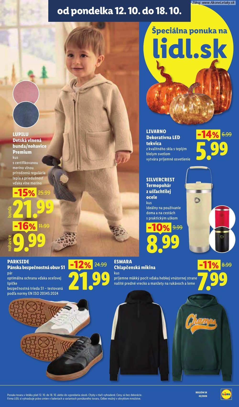 Leták Lidl (12. 10. - 18. 10. 2026) - strana 9 z 126