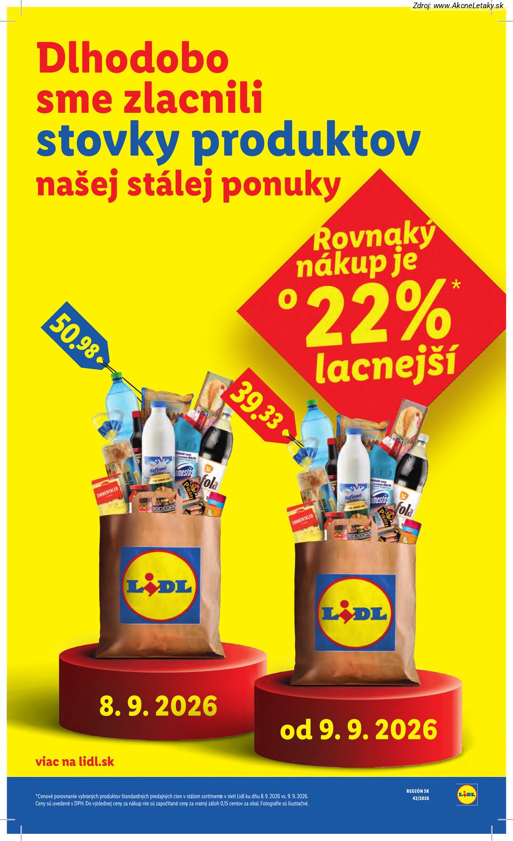 Leták Lidl (19. 10. – 25. 10. 2026) - strana 3 z 120