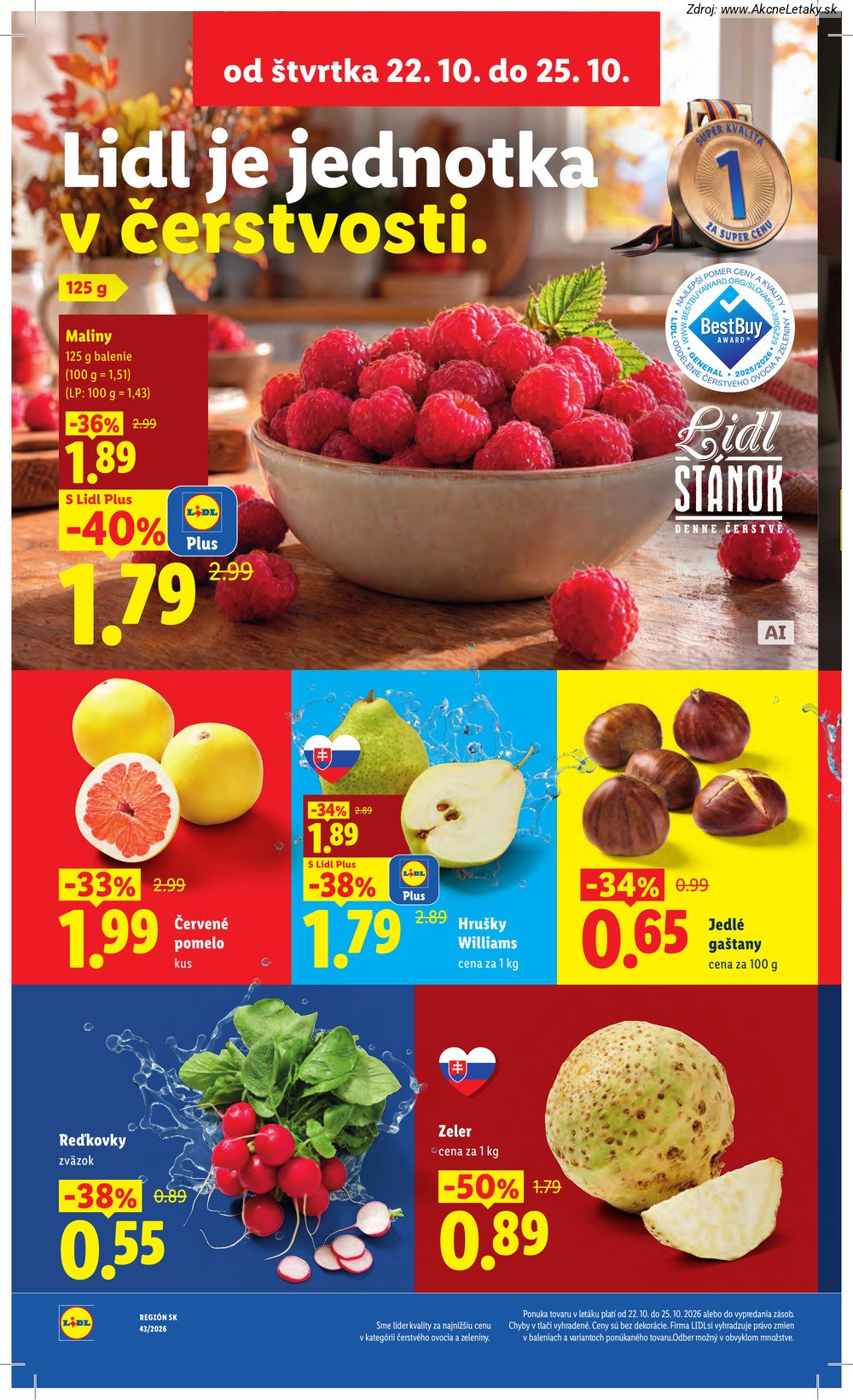 Leták Lidl (19. 10. – 25. 10. 2026) - strana 74 z 120