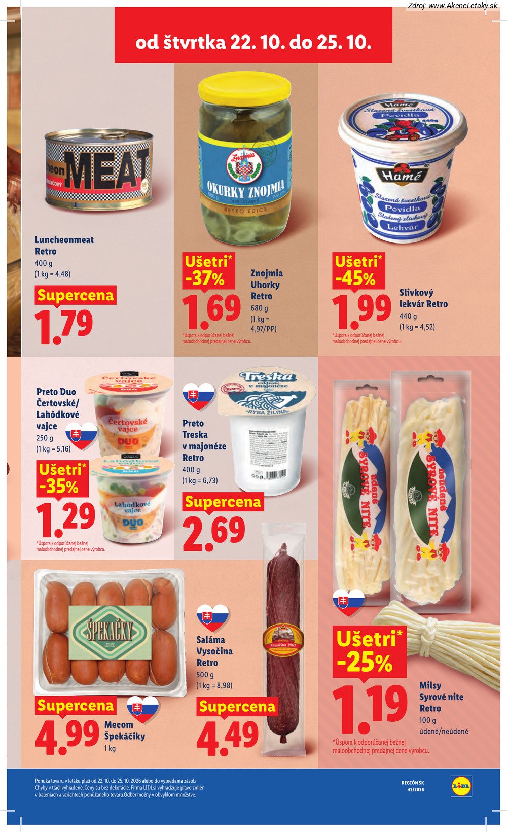 Leták Lidl (19. 10. – 25. 10. 2026) - strana 79 z 120