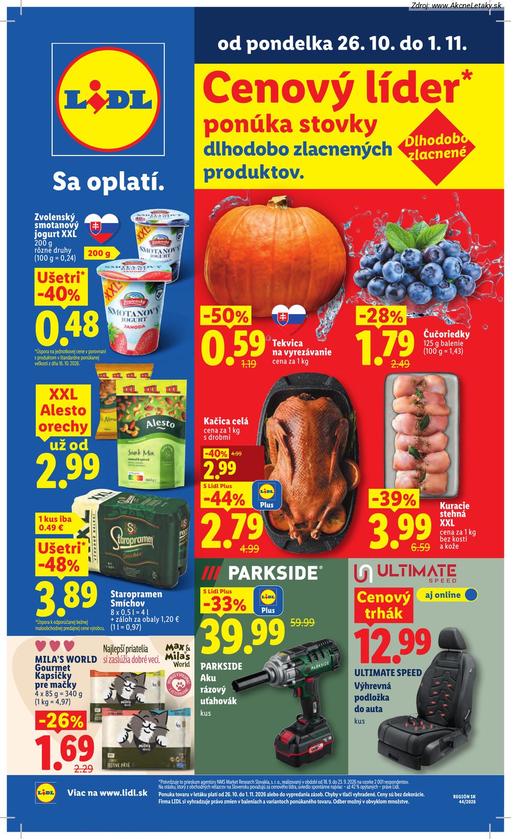 Leták Lidl - strana 1