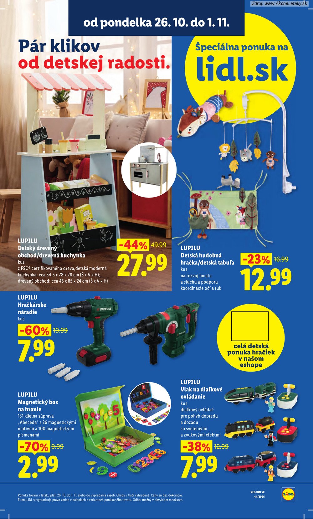 Leták Lidl (26. 10. – 1. 11. 2026) - strana 10 z 107